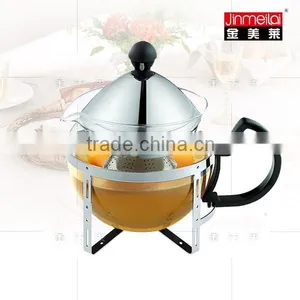 Stainless Steel Glass Teapot, Glass Teapot With Infuser, Home Glass Teapot thumbnail-5
