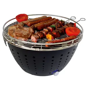 Whosale Portable Smokeless and Cleaning Portable Charcoal Barbecue Grill thumbnail-3