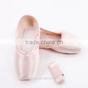 Satin Ballet Pointe Shoes, "Moonlight"Pointe Shoes With Wide Width High Box (5221B) thumbnail-1