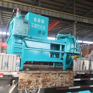 Square Silage Bale Electric Hay Baler Machine Hydraulic Press Rice Husk Baling Machine thumbnail-5