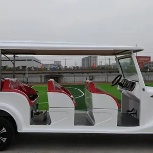 Newly Designed 11-seater Electric Vintage-style Sightseeing Limousine thumbnail-3