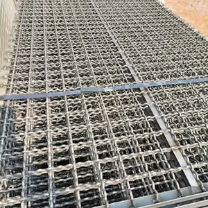 OEM Manganese Steel Woven Wire Mesh, Durable Wire Mesh, Suitable for Mining and Construction Industries. thumbnail-2