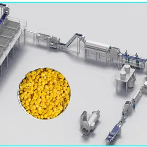 Juicing 1T/H Sweet Corn Glutinous Niblet Kernel Peeling Wash Cooking Cooling Sterilization Tin Cans Packing Processing Making Line Pulping Crushing thumbnail-2