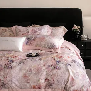 Skin-Friendly 100% Cotton Queen 4-Piece Set, Machine Washable Durable Bedding Collection thumbnail-3