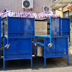 Metal Turnover Trolley With Lockable Casters for Pharmaceutical Cleanrooms thumbnail-5