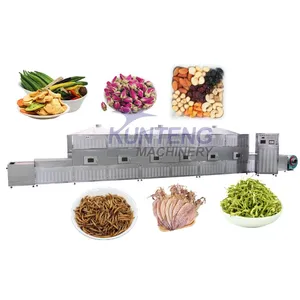 Black Soldier Fly Larva Microwave Drying and Sterilization Equipment Tea Drying Machine thumbnail-1