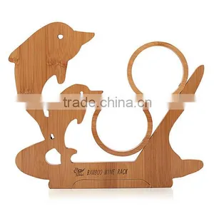 2016 Wooden Wine Rack, Wine Display Rack, Bamboo Wine Rack Wood thumbnail-6