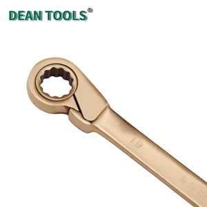 Non-Sparking Self-Locking Wrench, Non-Sparking Ratchet Wrench, Adjustable Wrench, Self-Locking Adjustable Wrench thumbnail-1