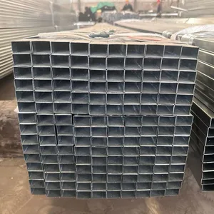 S275jr 1x1 Inch 20mm 30mm Hot-dip Galvanized Mild Steel Square Rectangular Tube Gi Hollow Section Steel Tube thumbnail-3