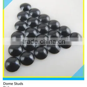 Purple Iron on Half Round Dome Studs Hotfix Loose Metal Dome Studs for Leather Garment Decoration thumbnail-6