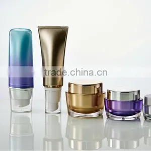Plastic Cosmetic Tube With Korean Airless Pump and Cap 19, 25,30 35 40 45 60 Diameter Round and Abnormal Shape thumbnail-1