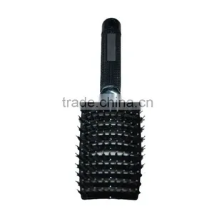 Professional Salon Fassional Plastic and Nylon Bristle Unique Curved Vent Brush thumbnail-6