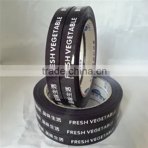 W12mm Bopp Adhesive Tape,Supermarket Vegetale Printed Tape With Acrylic Pressure Sensitive Adhesive,Eco-friendly Safty Shop Tape thumbnail-6