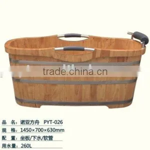 Wooden Bathroom Noah's Ark Wooden Bathtub thumbnail-1