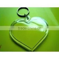 Heart Shaped Acrylic Keychain Blanks thumbnail-1
