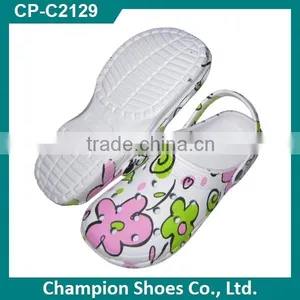 Custom Water-tranfer Printing Ladies Clogs Shoes thumbnail-1