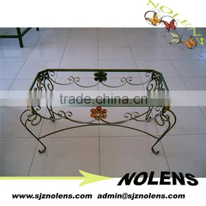 Antique Wrought Iron Ornaments Metal Table Wrought Iron Table thumbnail-1