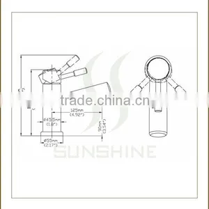 FT-A-26B Australia Style Stainless Steel Basin Faucet for Export thumbnail-3