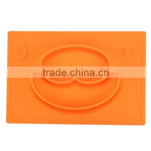 Happy Design 2016 FDA Children Silicone Divided Food Grade Silicone Plate thumbnail-3
