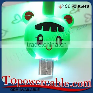 Cute Cartoon Girl Design Fast Charging and Syncing Best Micro USB Cable thumbnail-1