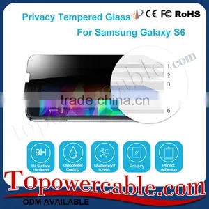 Privacy Anti-Spy Tempered Glass Screen Protector For Samsung Galaxy S6 thumbnail-2