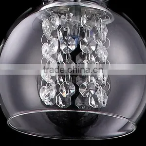 Modern Glass Cup Crystal G4 VDE/CE Pendant Lamp Modern Pendant Light thumbnail-3