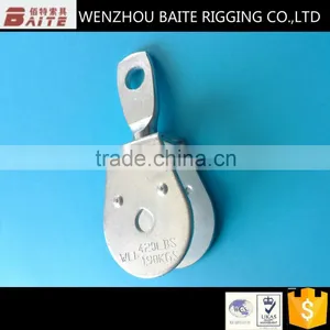 Factory Price Manufacture Nylon Metal Rigid Pulley Zinc Alloy With Single Wheel thumbnail-2
