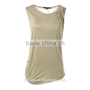 Ladies Plain Custom Printed Tank Top thumbnail-4