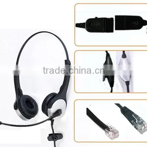 Binaural Call Center Telephone Headset for Contact Center thumbnail-1