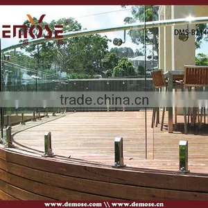 Modern Glass Railings for Indoor Stairs Price thumbnail-1