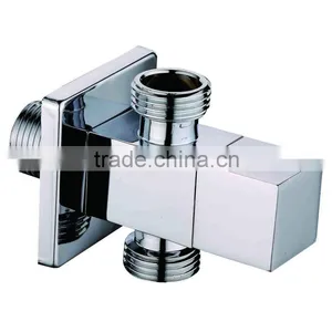 BrassTwo-Angle Valve, Polish and Chrome Finish, M1/2"-M1/2" thumbnail-1