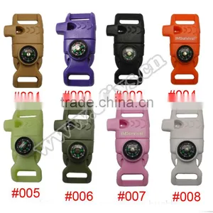 Fire Starter Buckle With Compass Personalized Buckle for Paracord High Demand Products in Market for Paracord Survival Bracelet thumbnail-2