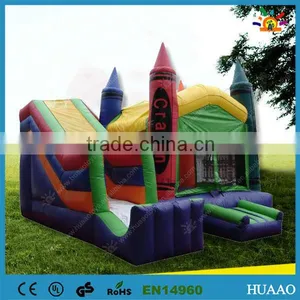 Commercial Inflatable Crayon Combo for Kids thumbnail-1