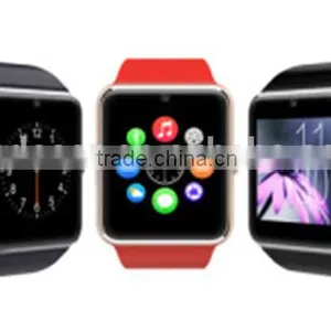 2016 Most Fashionable Multifunctional Metal Plating 1.54 Inch MTK6261 GT08 Smart Watch for Androit Phone thumbnail-3