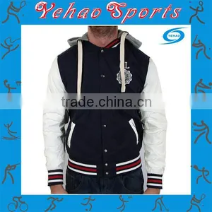 Men's Fashion Varsity Jackets With Hood thumbnail-1