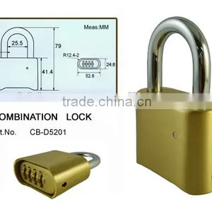Heavy Duty Brass Padlock Pad Locks Cheap Combination Lock Best Steering Wheel Lock thumbnail-1