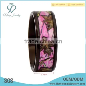 Realtree Pink Camo Engagement Rings for Him thumbnail-3