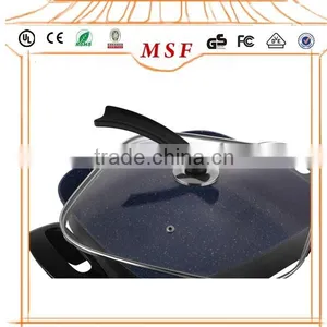 Square Electric Frying Pan With Temperature Adjustable Knob Quality Choice thumbnail-2