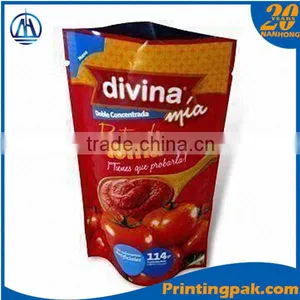 Accept Custom Order Metalized Stand up Pouch / Recosable Dog Food Packaging Bag With Slider thumbnail-5