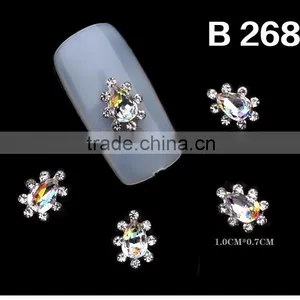 2016 Factory Supply Fashion Nail Art Alloy Rhinestone Decoration New Nail Crystal thumbnail-4