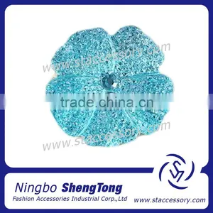 Necklace Bead Flower Shining Resin Stone Beads thumbnail-1