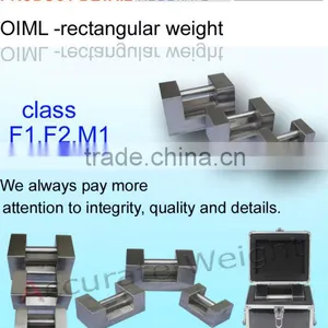 OIML Standard Stainless Steel 20kg Rectangular Weight, F1 F2 M1 Calibration Weights, Standard Weights for Calibration thumbnail-4