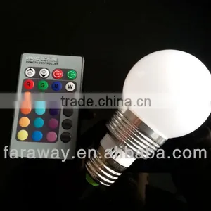 3w Colorful Led Bulb With Remote thumbnail-2