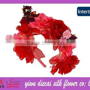 Handmade Floral Flower Hairband Hair Accessories thumbnail-1