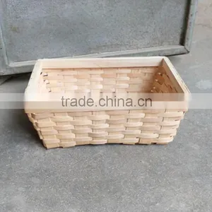 2016 New Arrival Manufacturer Hot Sale Wood Basket thumbnail-1