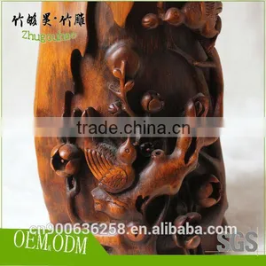 Hand Carved Craft by Natural Bamboo Root thumbnail-3