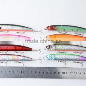 Crank Long Minnow Fishing Lures Hard Bait Plastic Crankbait 12.5CM 15.6G Artificial Fish Pesca Tackle Swimbait thumbnail-1