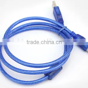 Transparent Blue Ferrite USB 2.0 for Pinter thumbnail-2