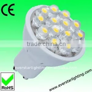 85-265V High Power 4W GU10 Spot Lamp With 14pcs 8mm Dip Led thumbnail-1