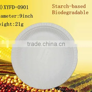 Biodegradable Disposable Food Container 9inch Dinner Plates thumbnail-1